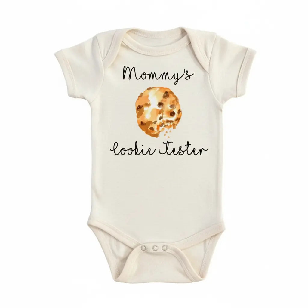 Cookie Tester - Baby Boy Girl Clothes Infant Bodysuit Funny Cute Newborn  Funny Cute Onesie® | North Fork Forager LLC