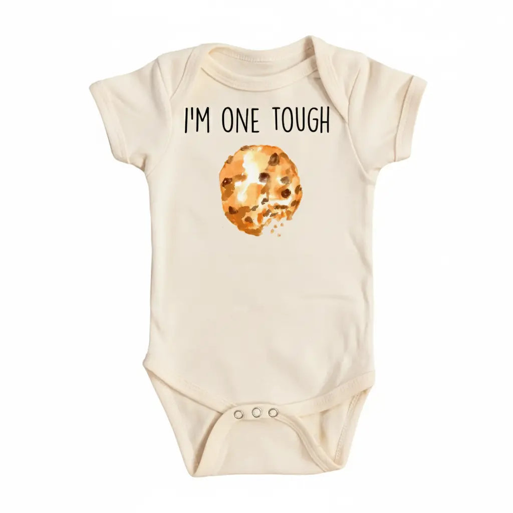 Cookie Tough - Baby Boy Girl Clothes Infant Bodysuit Funny Cute Newborn  Funny Cute Onesie® | North Fork Forager LLC