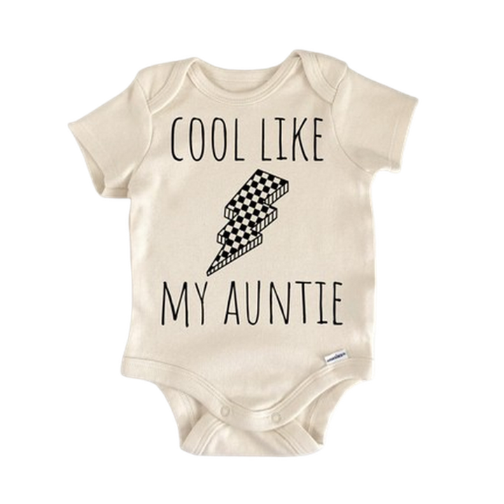Cool Aunt Auntie - Baby Boy Girl Clothes Infant Bodysuit Funny Cute Newborn  Funny Cute Onesie® | North Fork Forager LLC