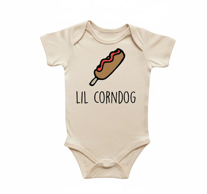 Corndog Carnival - Baby Boy Girl Clothes Infant Bodysuit Funny Cute Newborn  Funny Cute Onesie® | North Fork Forager LLC