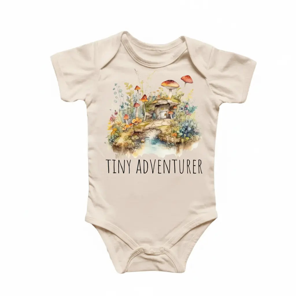 Cottagecore Adventure - Baby Boy Girl Clothes Infant Bodysuit Funny Cute Newborn  Funny Cute Onesie® | North Fork Forager LLC