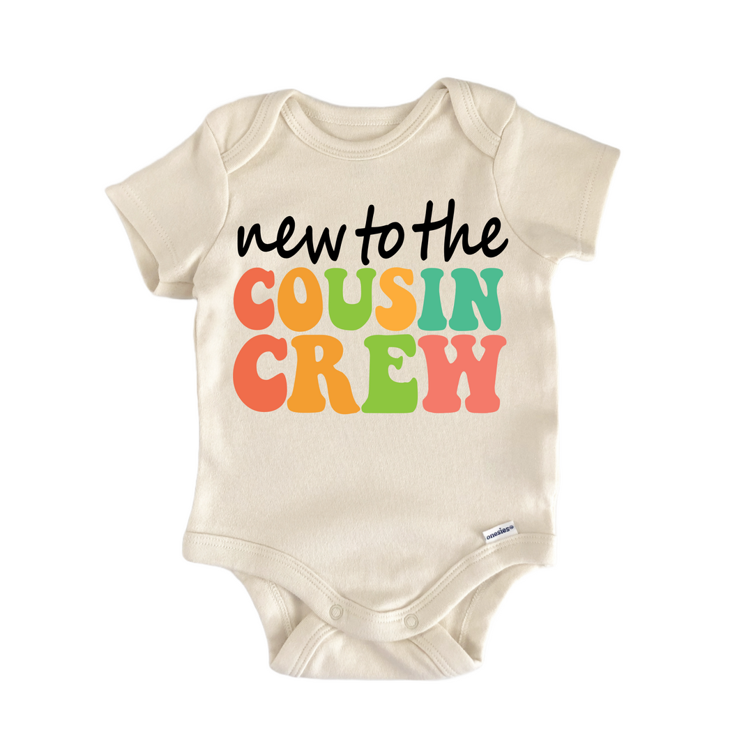 Cousin Crew Groovy Retro - Baby Bodysuit  Funny Cute Onesie® | North Fork Forager LLC