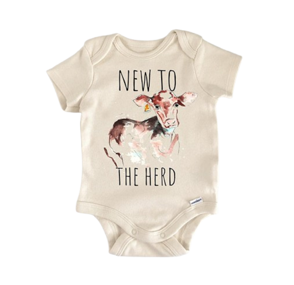 Cow Bull Animal Farm Farmer - Baby Boy Girl Clothes Infant Bodysuit Funny Cute Newborn  Funny Cute Onesie® | North Fork Forager LLC