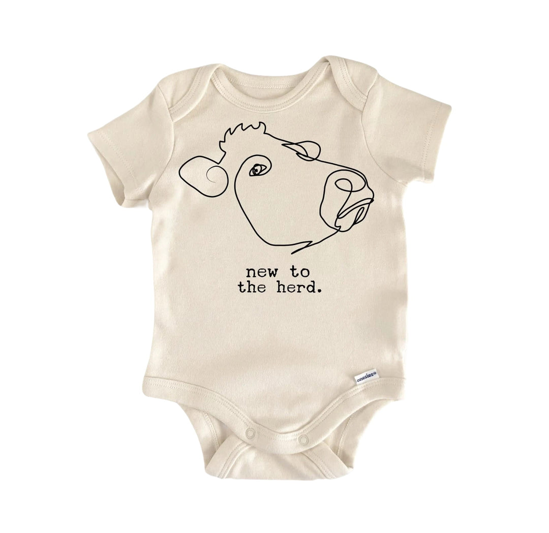 Cow Herd Farm - Baby Boy Girl Clothes Infant Bodysuit Funny Cute Newborn  Funny Cute Onesie® | North Fork Forager LLC