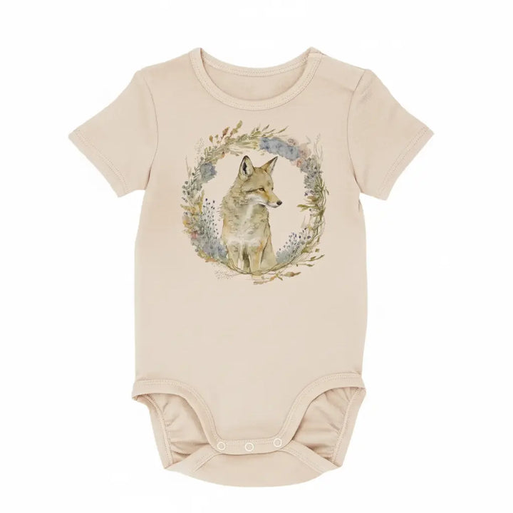 Coyote  - Baby Boy Girl Clothes Infant Bodysuit Funny Cute Newborn  Funny Cute Onesie® | North Fork Forager LLC