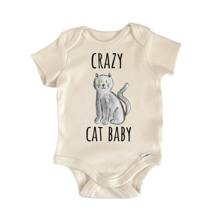 Crazy Cat Baby Pet Baby Gift Baby Bodysuit