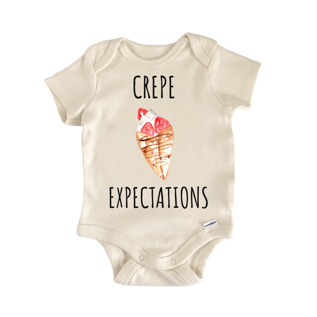 Crepe Strawberry Breakfast Fruit Baby Gift Baby Bodysuit