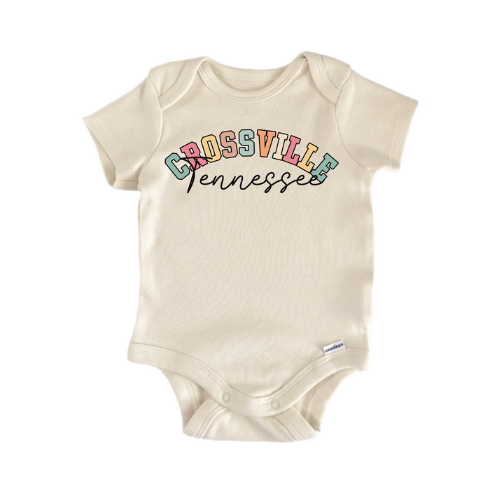 Crossville Tennessee - Baby Boy Girl Clothes  Bodysuit Funny Cute