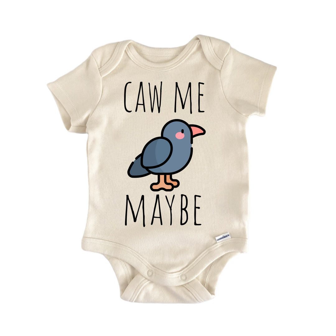 Crow Bird Raven - Baby Bodysuit  Funny Cute Onesie® | North Fork Forager LLC