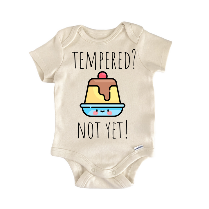 Custard Pastry Baking Baker Pudding - Baby Bodysuit  Funny Cute Onesie® | North Fork Forager LLC