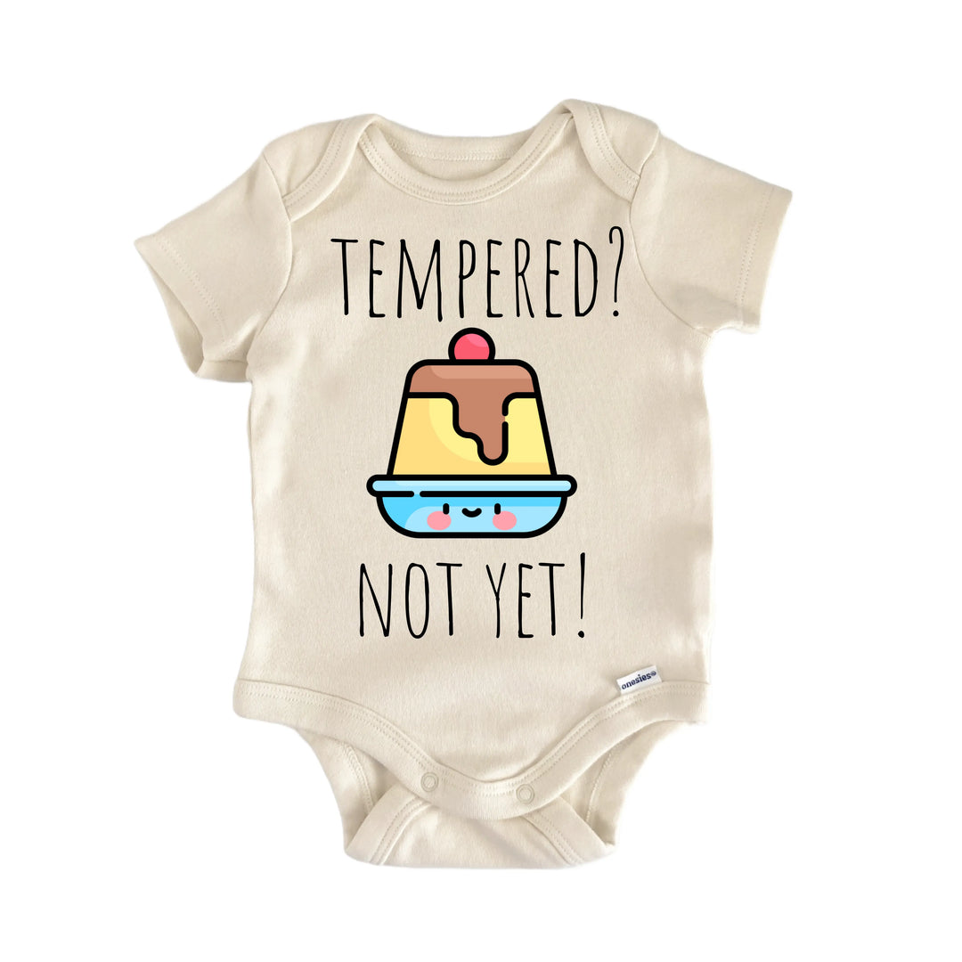 Custard Pastry Baking Baker Pudding - Baby Bodysuit  Funny Cute Onesie® | North Fork Forager LLC
