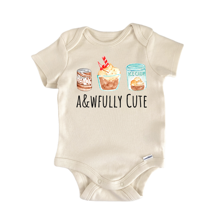 Cute Root Beer Float Ice Cream Sundae Baby Gift Baby Onesie®