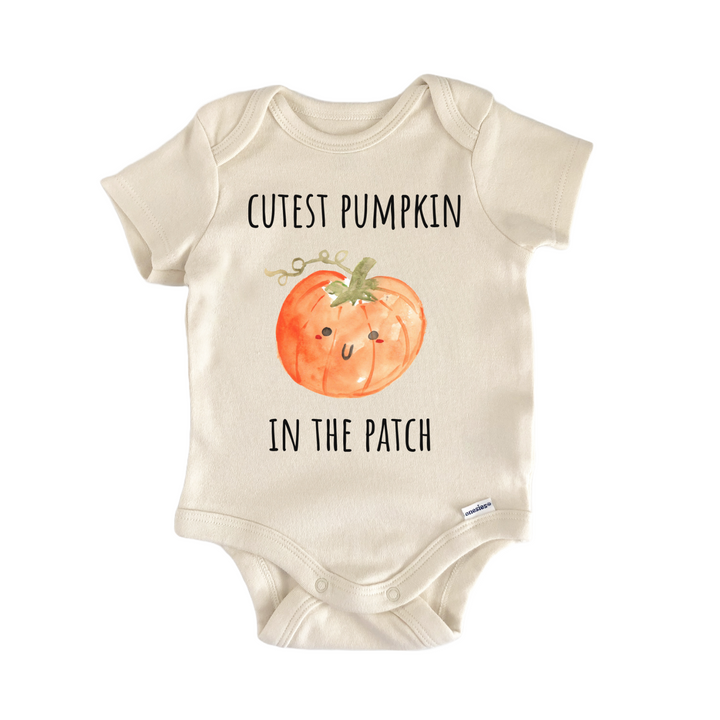 Cutest Pumpkin In The Patch Fall October Baby Gift Baby Onesie®