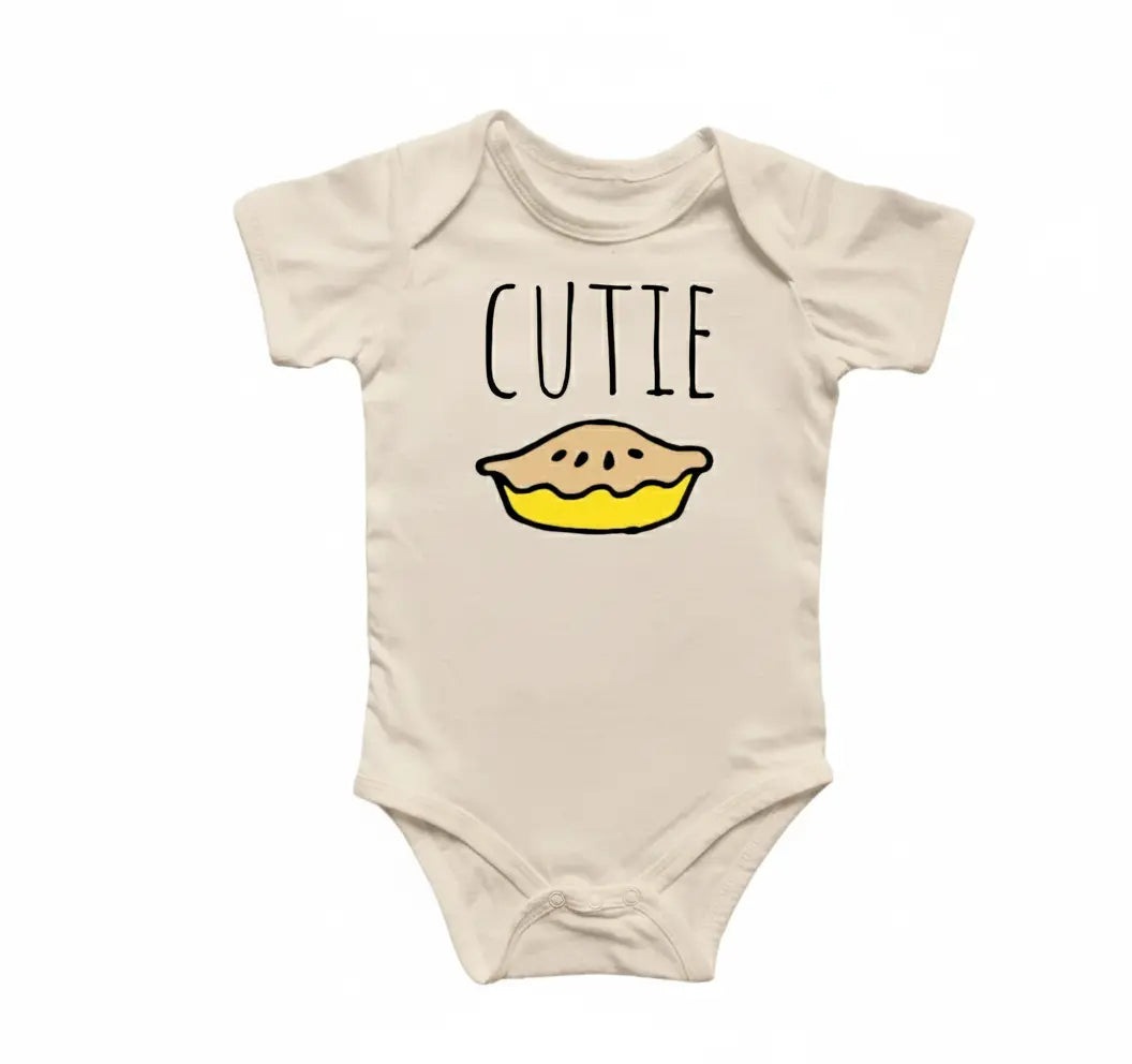 Cutie Pie Baking - Baby Boy Girl Clothes Infant Bodysuit Funny Cute Newborn  Funny Cute Onesie® | North Fork Forager LLC