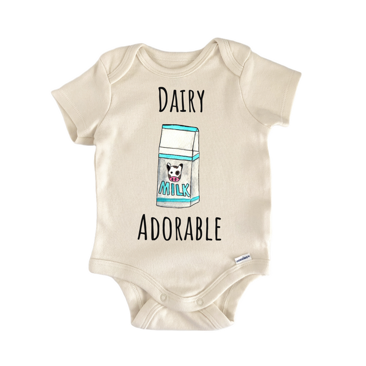 Dairy Adorable Cow Milk Farm Infant Gift Baby Onesie®