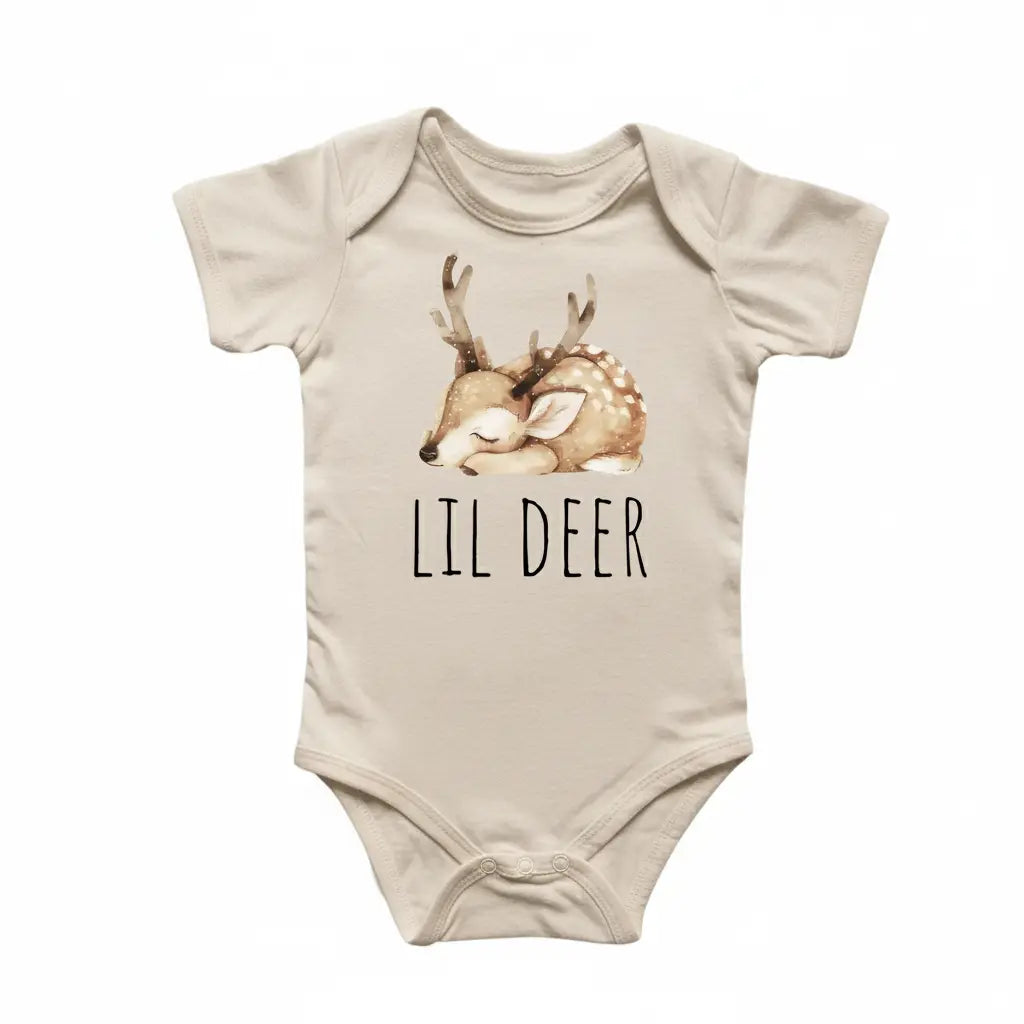 Little Deer - Baby Boy Girl Clothes Infant Bodysuit Funny Cute Newborn  Funny Cute Onesie® | North Fork Forager LLC