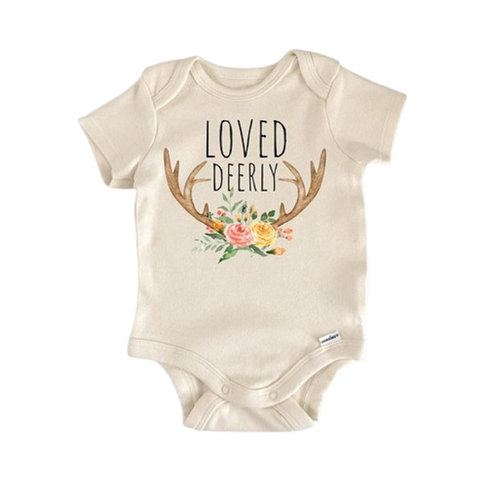 Deer Woodland Forrest Hunting - Baby Boy Girl Clothes Infant Bodysuit Funny Cute  Funny Cute Onesie® | North Fork Forager LLC