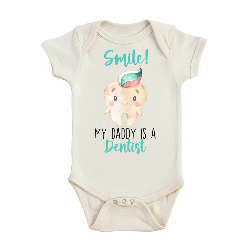 Dental - Baby Boy Girl Clothes Infant Bodysuit Funny Cute Newborn 13  Funny Cute Onesie® | North Fork Forager LLC