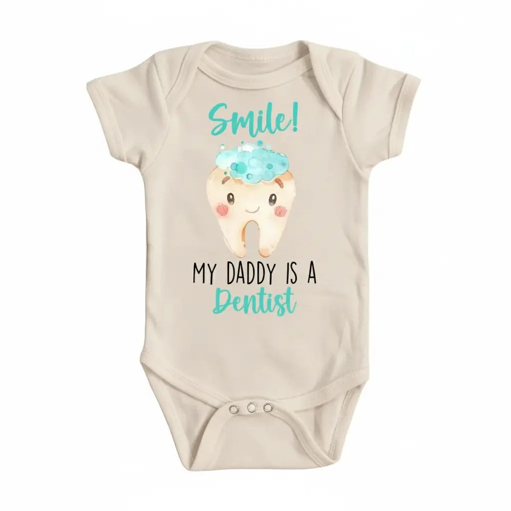 Dental - Baby Boy Girl Clothes Infant Bodysuit Funny Cute Newborn 17  Funny Cute Onesie® | North Fork Forager LLC