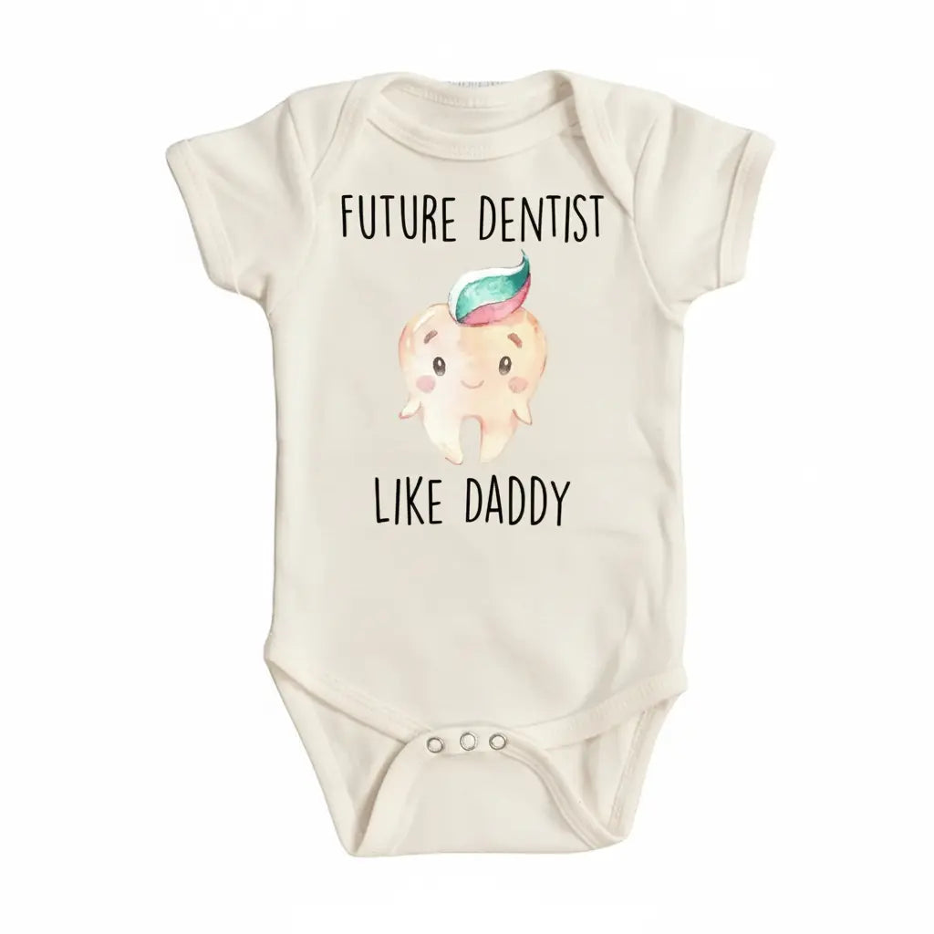 Dental - Baby Boy Girl Clothes Infant Bodysuit Funny Cute Newborn 11  Funny Cute Onesie® | North Fork Forager LLC