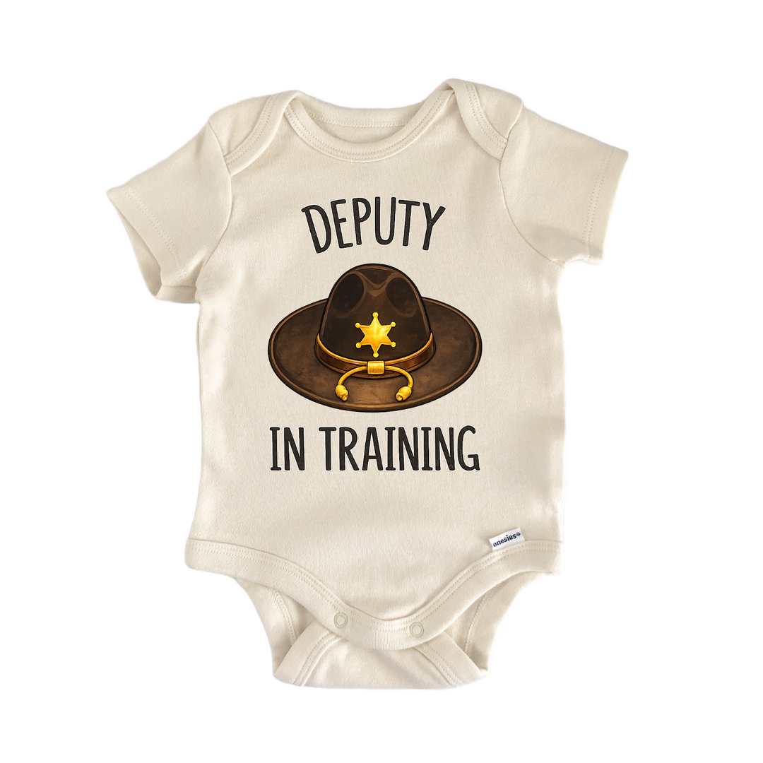 Deputy Police Officer Infant Gift Baby Bodysuit