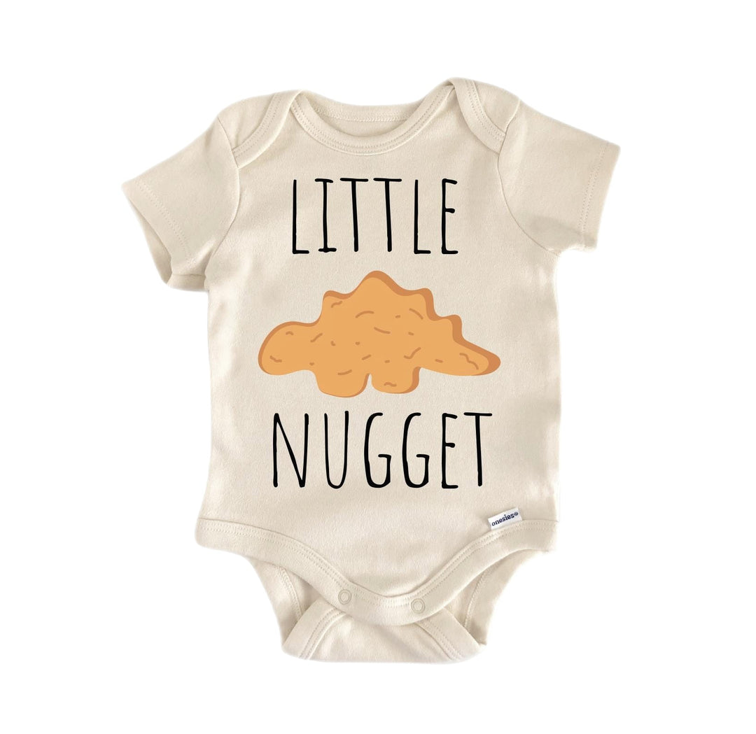 Dinosaur Little Nugget - Baby Boy Girl Clothes Infant Onesie® Funny Cute Newborn GS1 BBY  Funny Cute Onesie® | North Fork Forager LLC