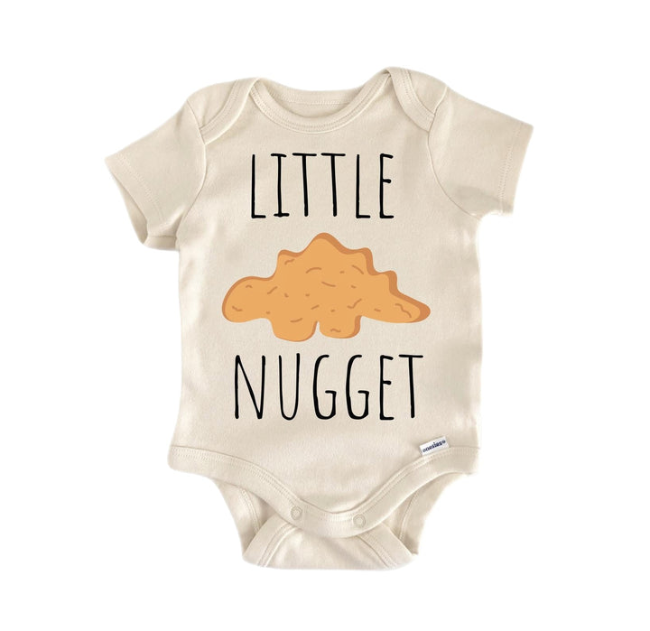 Dinosaur Little Nugget - Baby Boy Girl Clothes Infant Onesie® Funny Cute Newborn GS1 BBY  Funny Cute Onesie® | North Fork Forager LLC