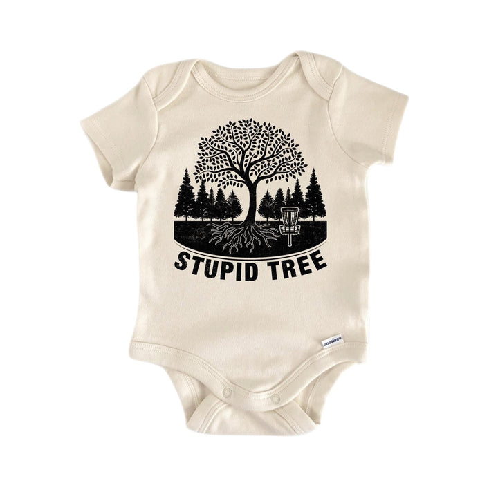 Disc Golf Tree - Baby Boy Girl Clothes Infant Onesie® Funny Cute Newborn GS1  Funny Cute Onesie® | North Fork Forager LLC