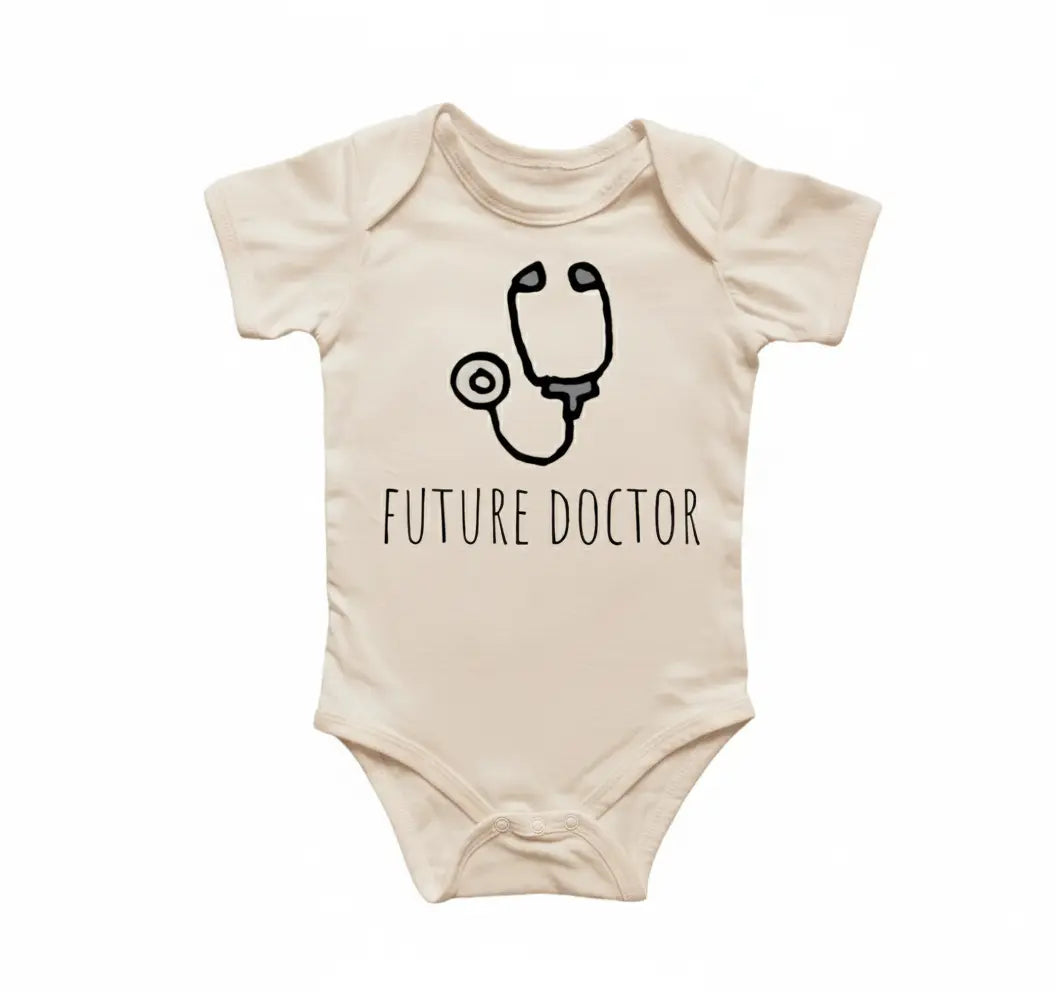 Doctor Future - Baby Boy Girl Clothes Infant Bodysuit Funny Cute Newborn  3  Funny Cute Onesie® | North Fork Forager LLC