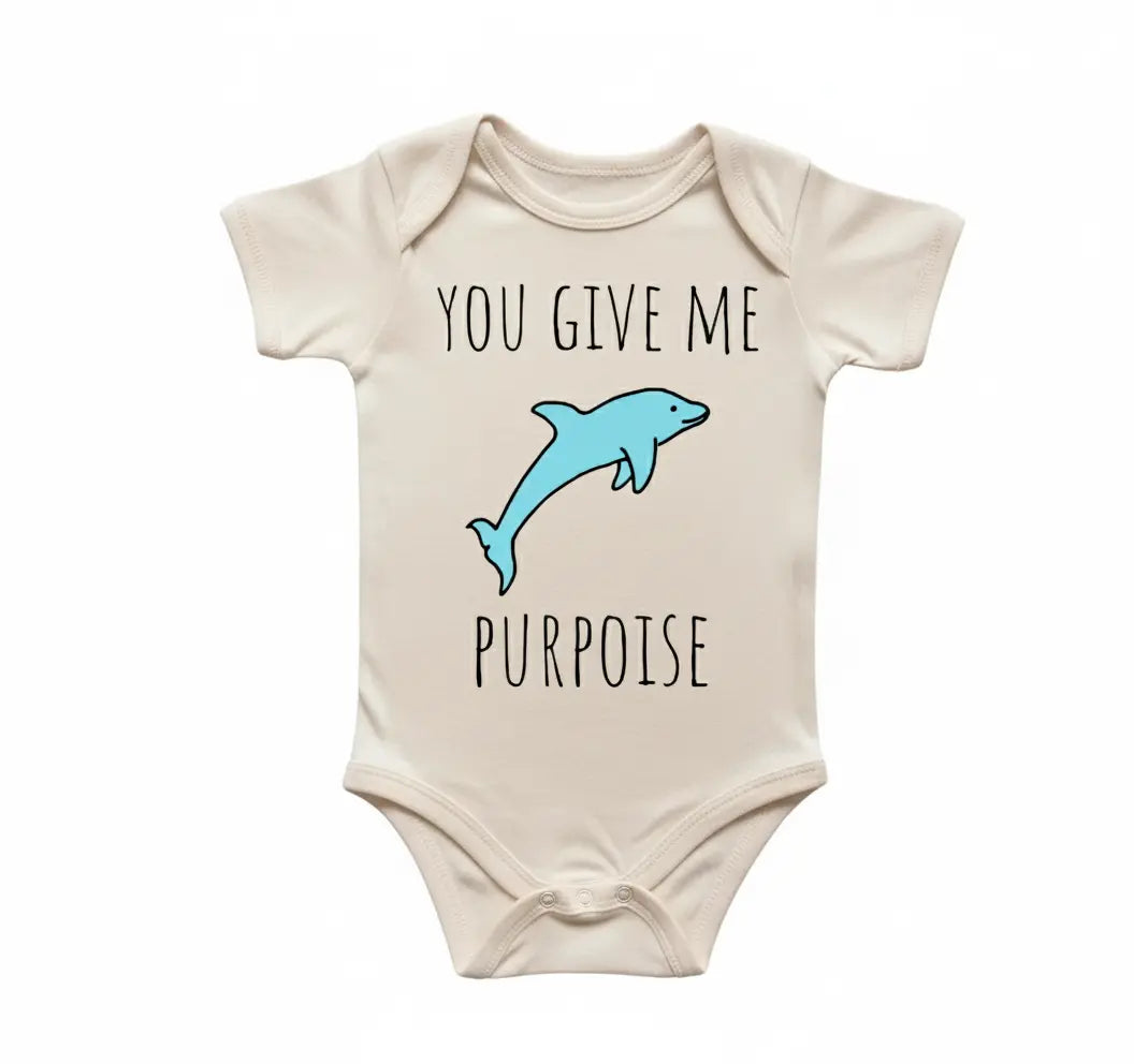 Dolphin - Baby Boy Girl Clothes Infant Bodysuit Funny Cute Newborn  Funny Cute Onesie® | North Fork Forager LLC