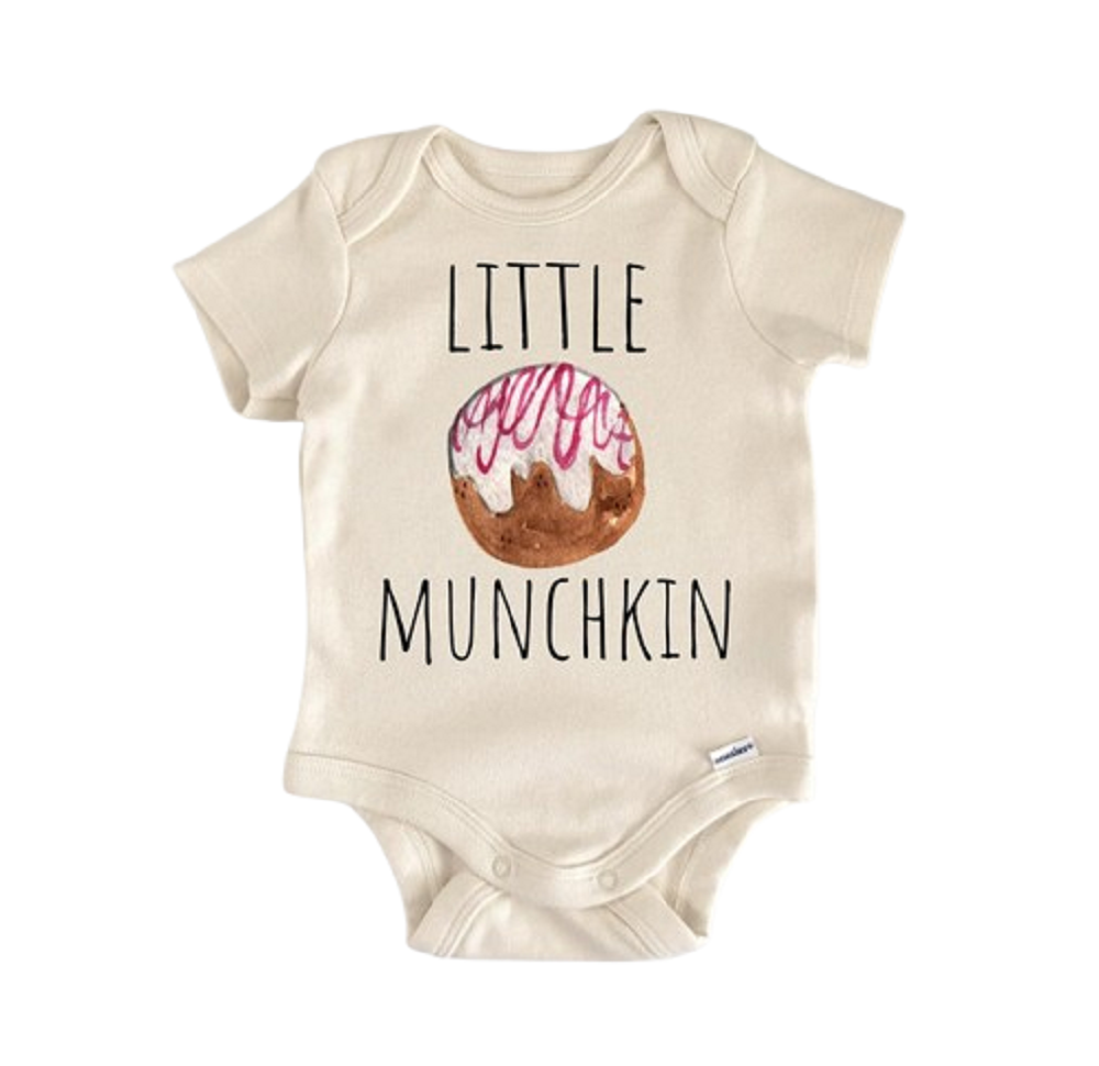 Donut Munchkin Bakery - Baby Boy Girl Clothes Infant Bodysuit Funny Cute Newborn  Funny Cute Onesie® | North Fork Forager LLC