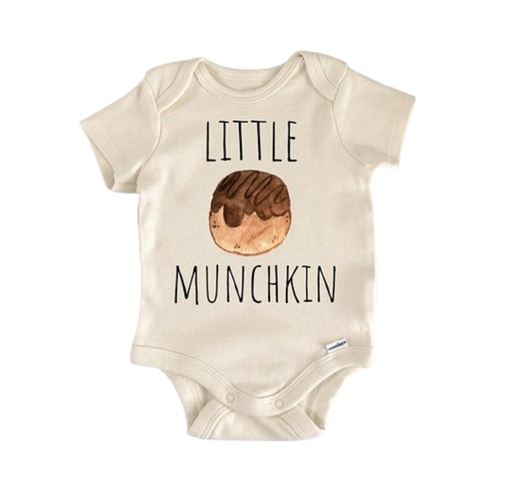 Donut Munchkin Bakery - Baby Boy Girl Clothes Infant Bodysuit Funny Cute Newborn  Funny Cute Onesie® | North Fork Forager LLC