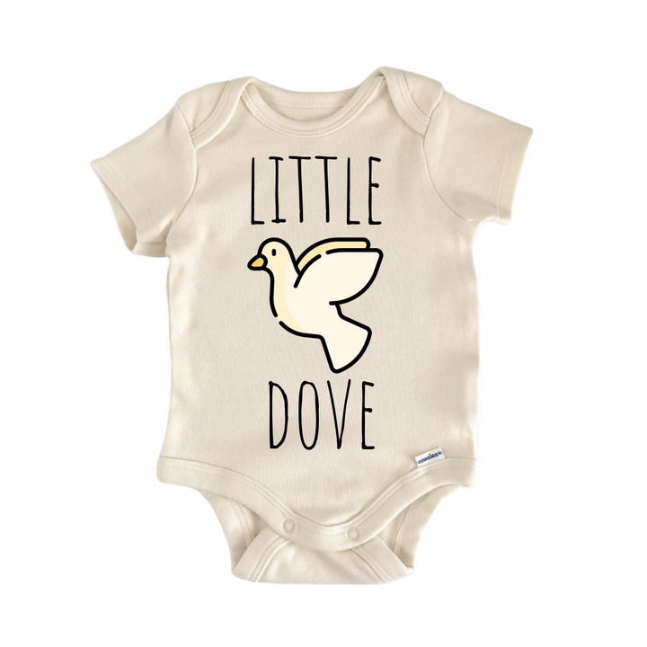 Little Dove Bird - Baby Bodysuit  Funny Cute Onesie® | North Fork Forager LLC