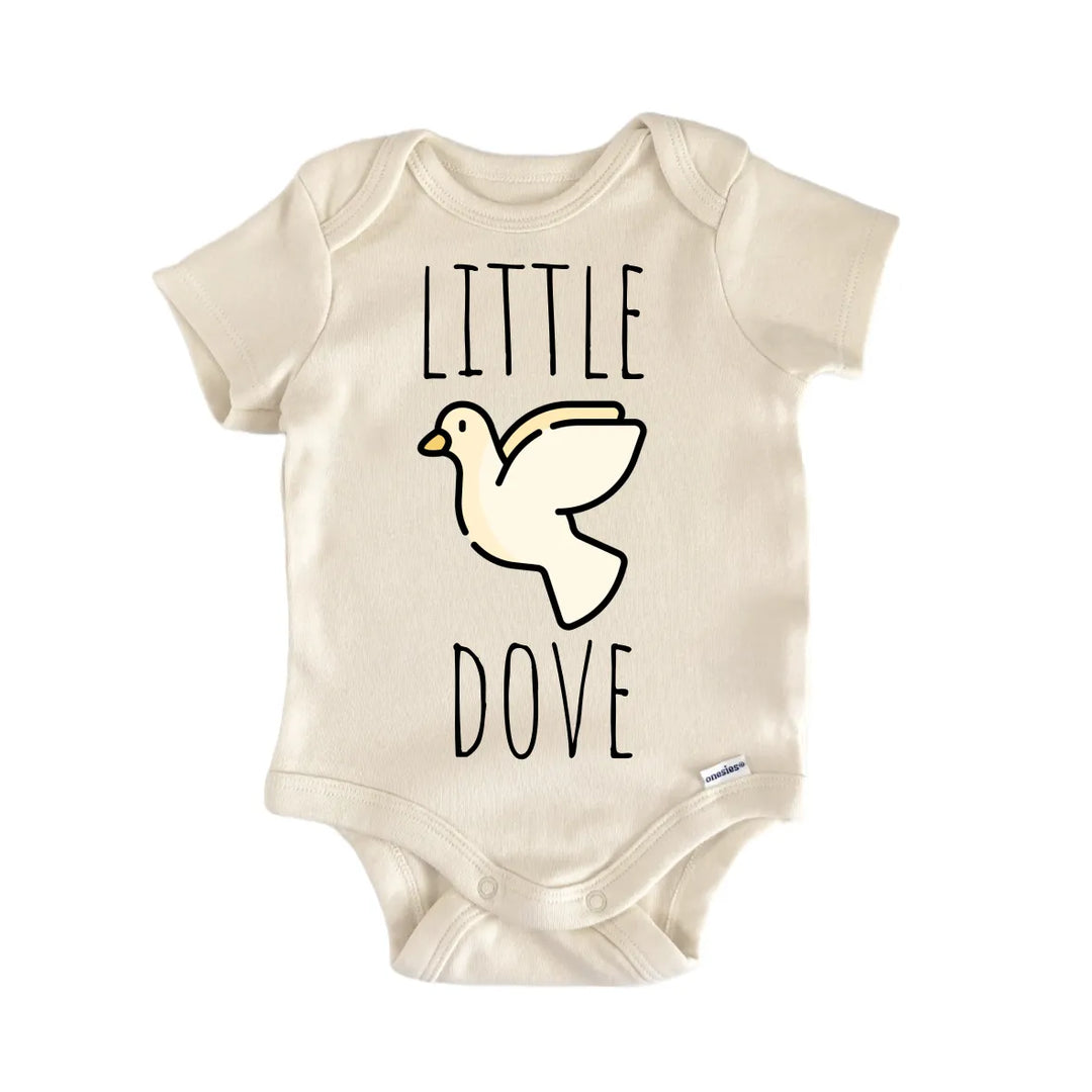 Little Dove Bird - Baby Bodysuit  Funny Cute Onesie® | North Fork Forager LLC