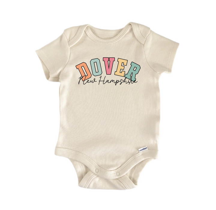 Dover New Hampshire - Baby Boy Girl Clothes  Bodysuit Funny Cute