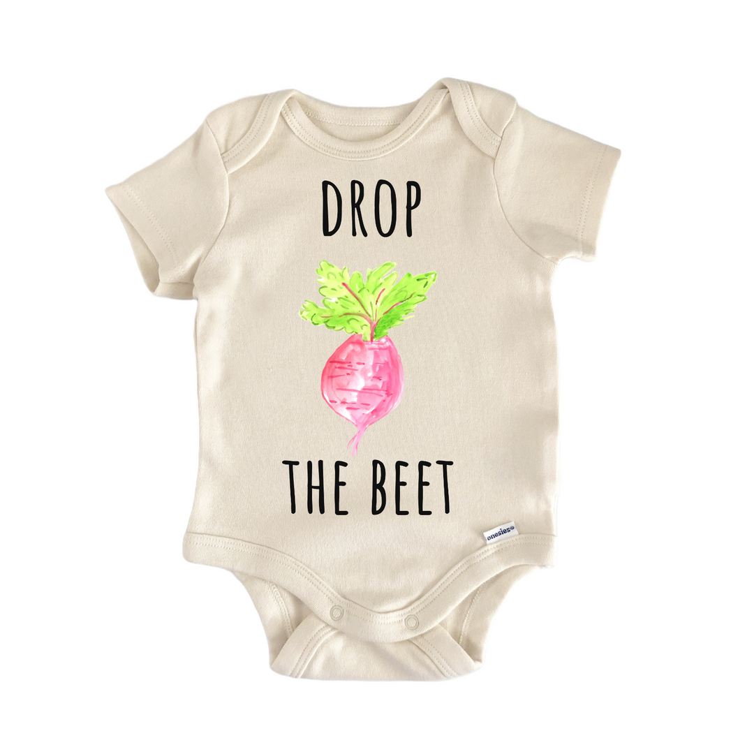 Drop The Beet Turnip Vegetable Foodie Baby Gift Baby Bodysuit