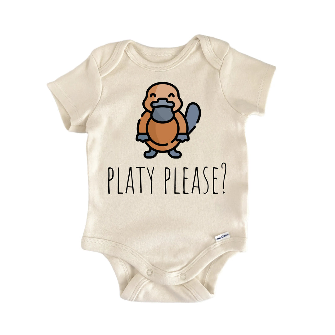 Duck Billed Platypus Beaver - Baby Bodysuit  Funny Cute Onesie® | North Fork Forager LLC