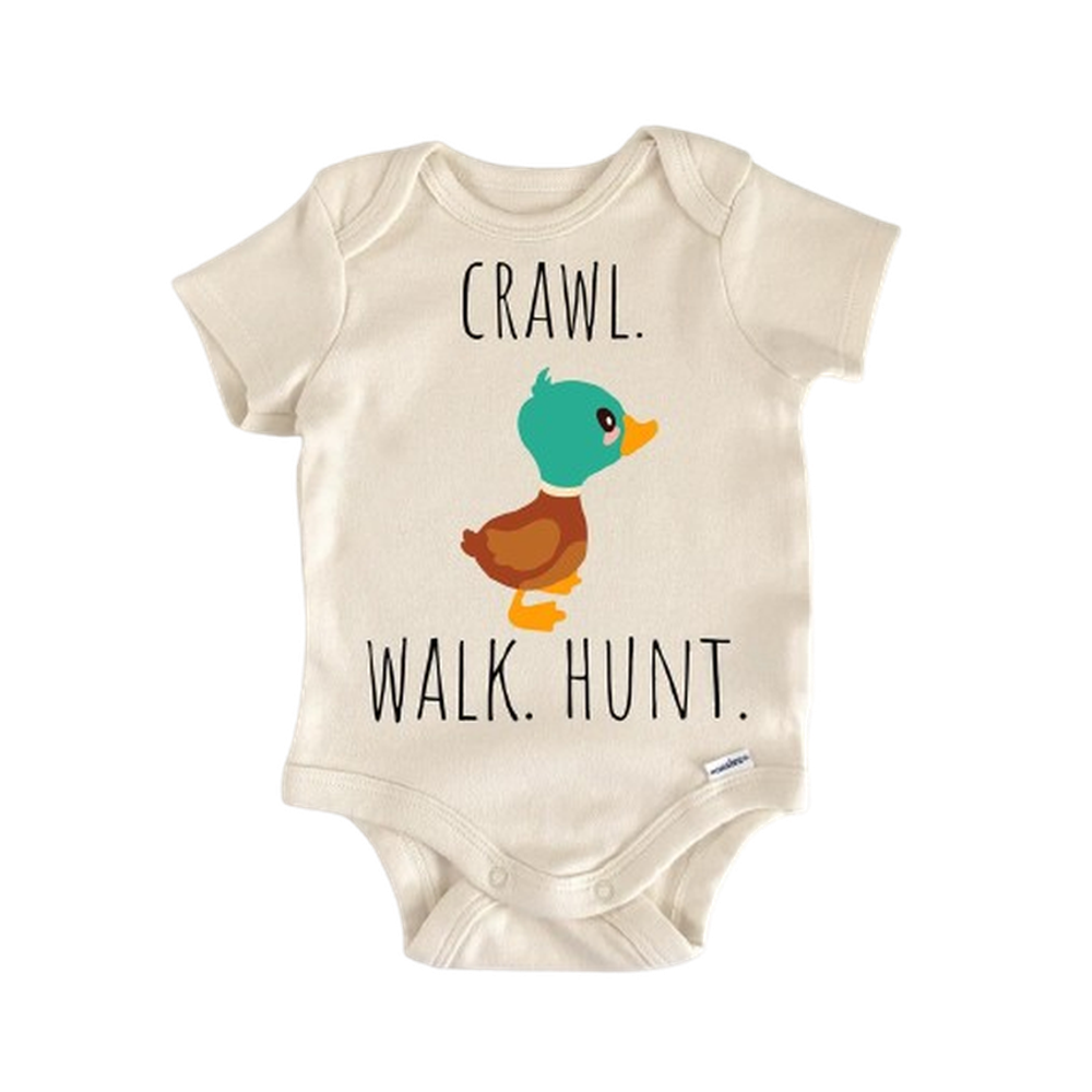 Duck Hunting Hunter  - Baby Boy Girl Clothes Infant Bodysuit Funny Cute Newborn  Funny Cute Onesie® | North Fork Forager LLC