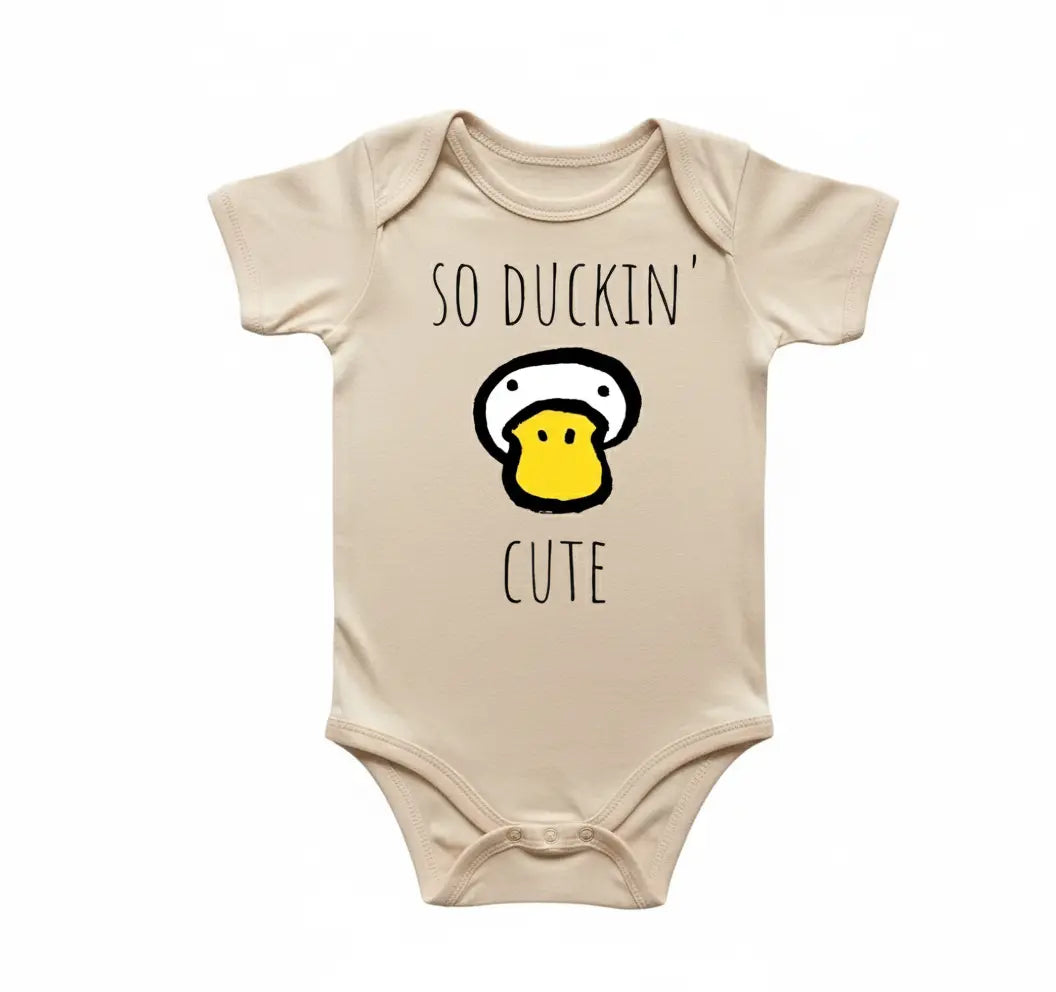 Duck - Baby Boy Girl Clothes Infant Bodysuit Funny Cute Newborn  Funny Cute Onesie® | North Fork Forager LLC