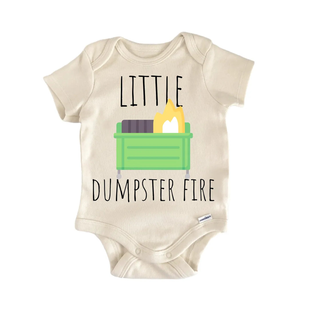 Dumpster Fire Meme - Baby Bodysuit  Funny Cute Onesie® | North Fork Forager LLC