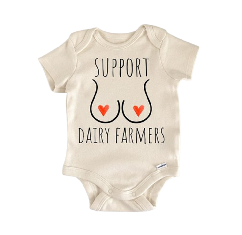 Eat Local Breastfed Milk - Baby Boy Girl Clothes Infant Bodysuit Funny Cute Newborn  Funny Cute Onesie® | North Fork Forager LLC