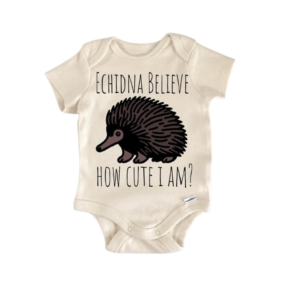 Echidna Australian Hedgehog - Baby Boy Girl Clothes Infant Bodysuit Funny Cute Newborn  Funny Cute Onesie® | North Fork Forager LLC