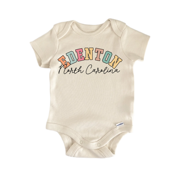 Edenton North Carolina - Baby Boy Girl Clothes  Bodysuit Funny Cute
