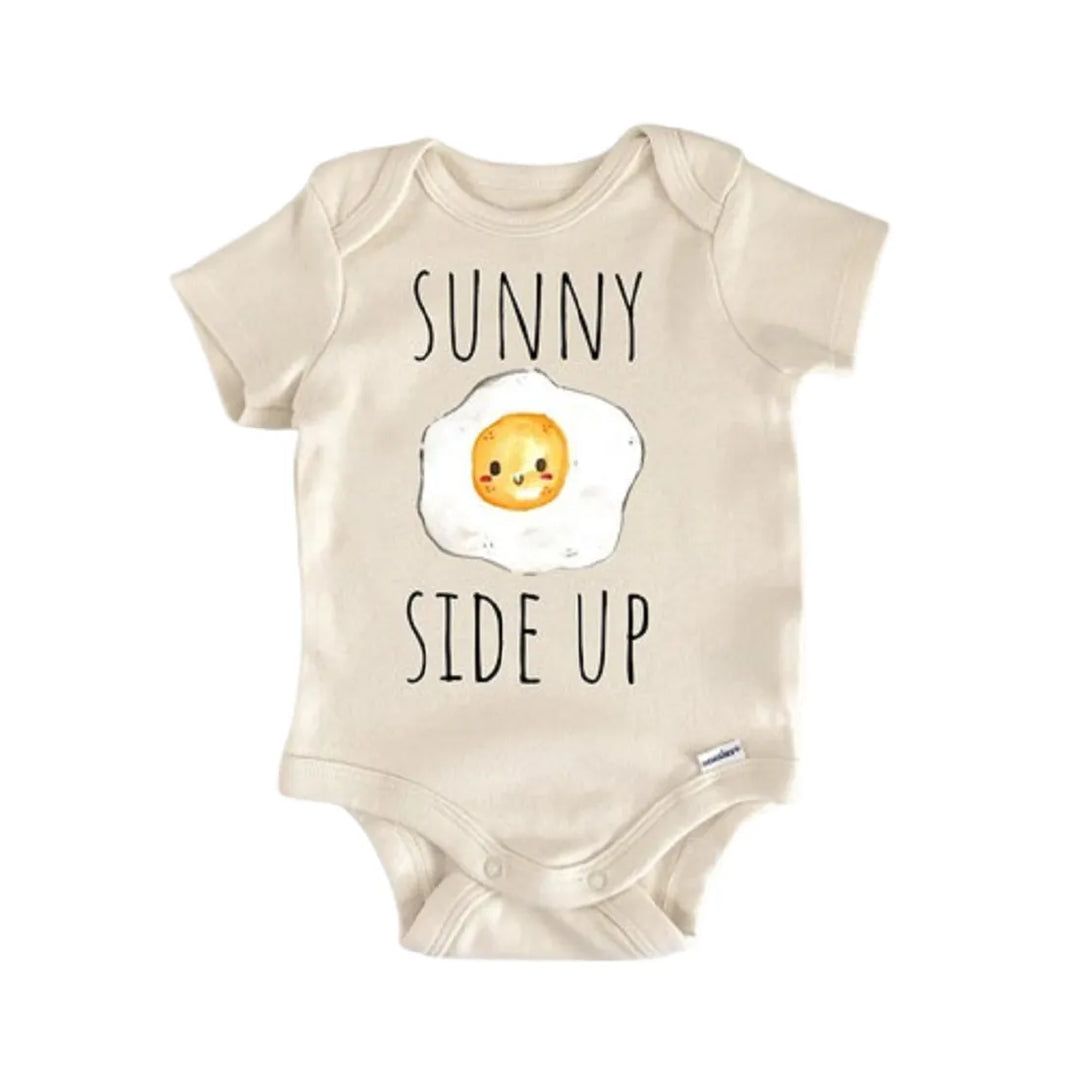 Egg Breakfast Brunch Eggs - Baby Boy Girl Clothes Infant Onesie® Funny Cute Newborn GS1 BBY  Funny Cute Onesie® | North Fork Forager LLC