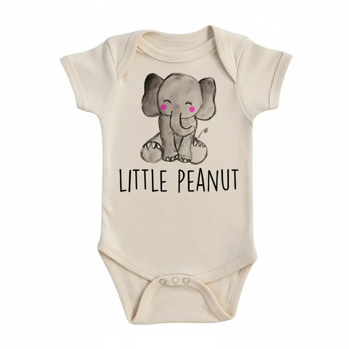 Elephant Peanut - Baby Boy Girl Clothes Infant Bodysuit Funny Cute Newborn  Funny Cute Onesie® | North Fork Forager LLC