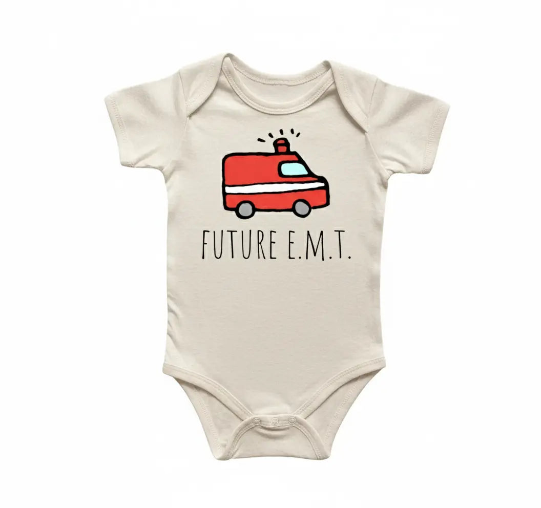 Future Emt - Baby Boy Girl Clothes Infant Bodysuit Funny Cute Newborn  Funny Cute Onesie® | North Fork Forager LLC