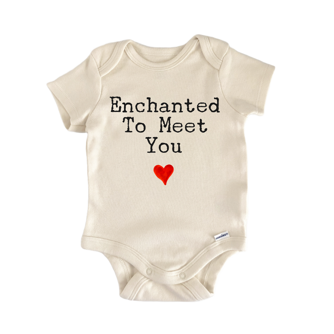 Enchanted Meet Pop Music Country - Baby Bodysuit  Funny Cute Onesie® | North Fork Forager LLC