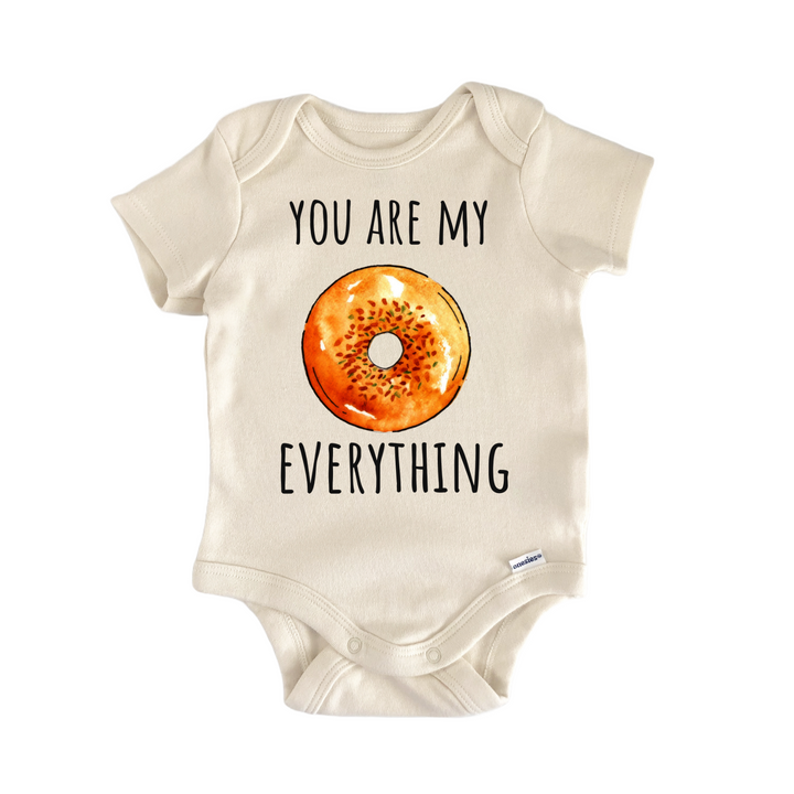 Everything Bagel Bakery Breakfast Brunch Baby Gift Baby Onesie®