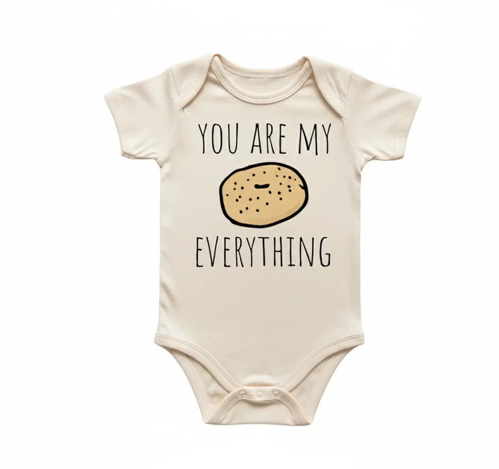 Everything Bagel - Baby Boy Girl Clothes Infant Onesie® Funny Cute Newborn GS1  Funny Cute Onesie® | North Fork Forager LLC