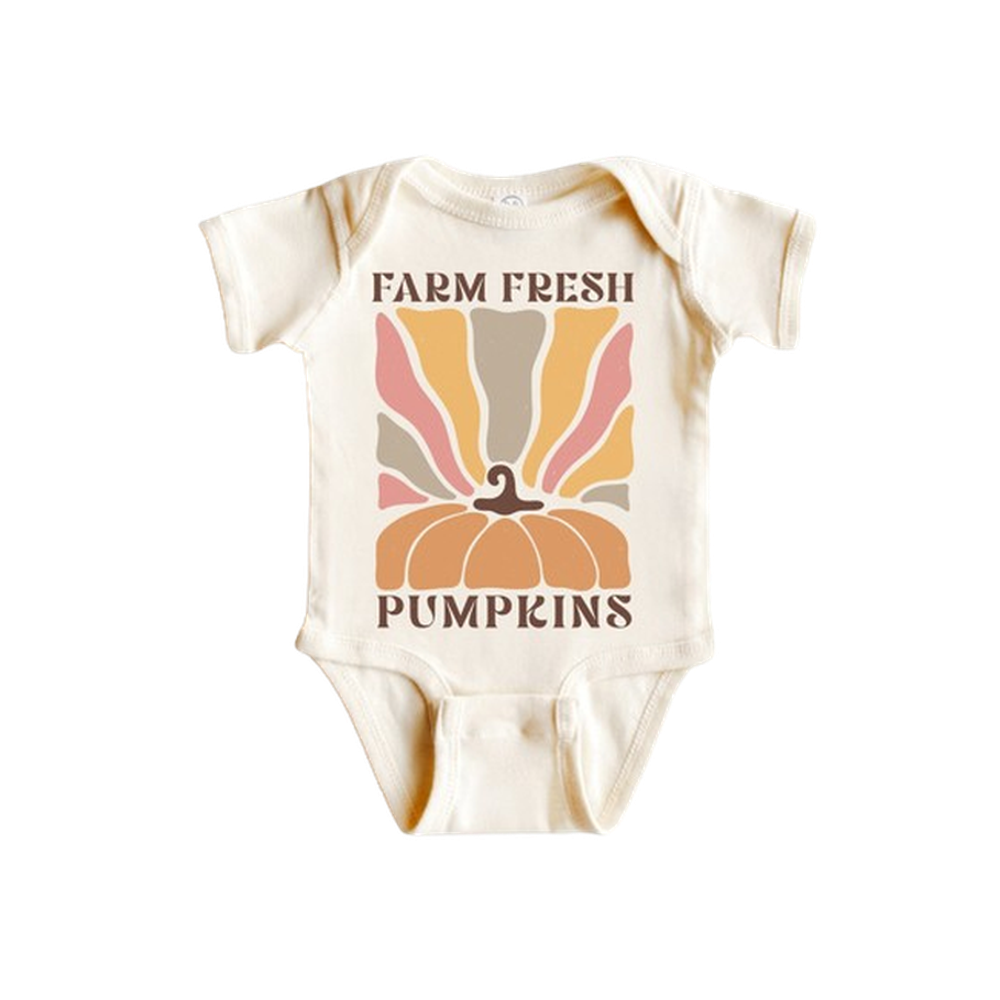 Fall Pumpkin - Baby Boy Girl Clothes Infant Bodysuit Funny Cute Newborn  Funny Cute Onesie® | North Fork Forager LLC